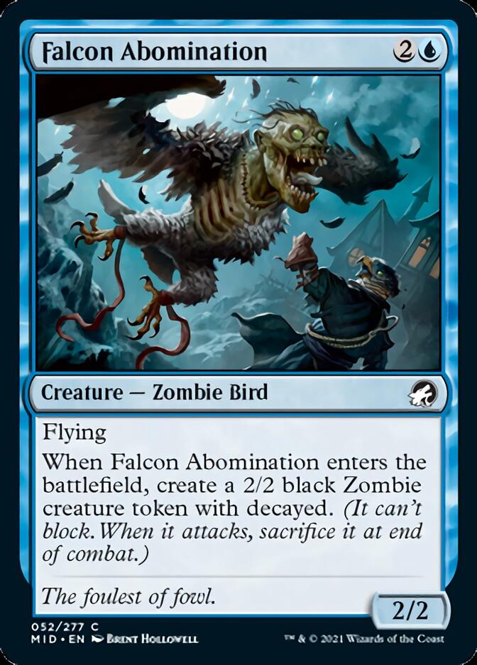 Falcon Abomination [Innistrad: Midnight Hunt] | Tabernacle Games