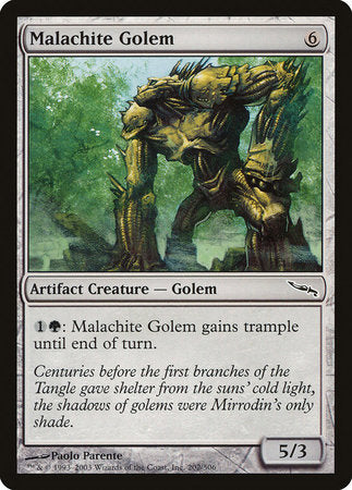 Malachite Golem [Mirrodin] | Tabernacle Games