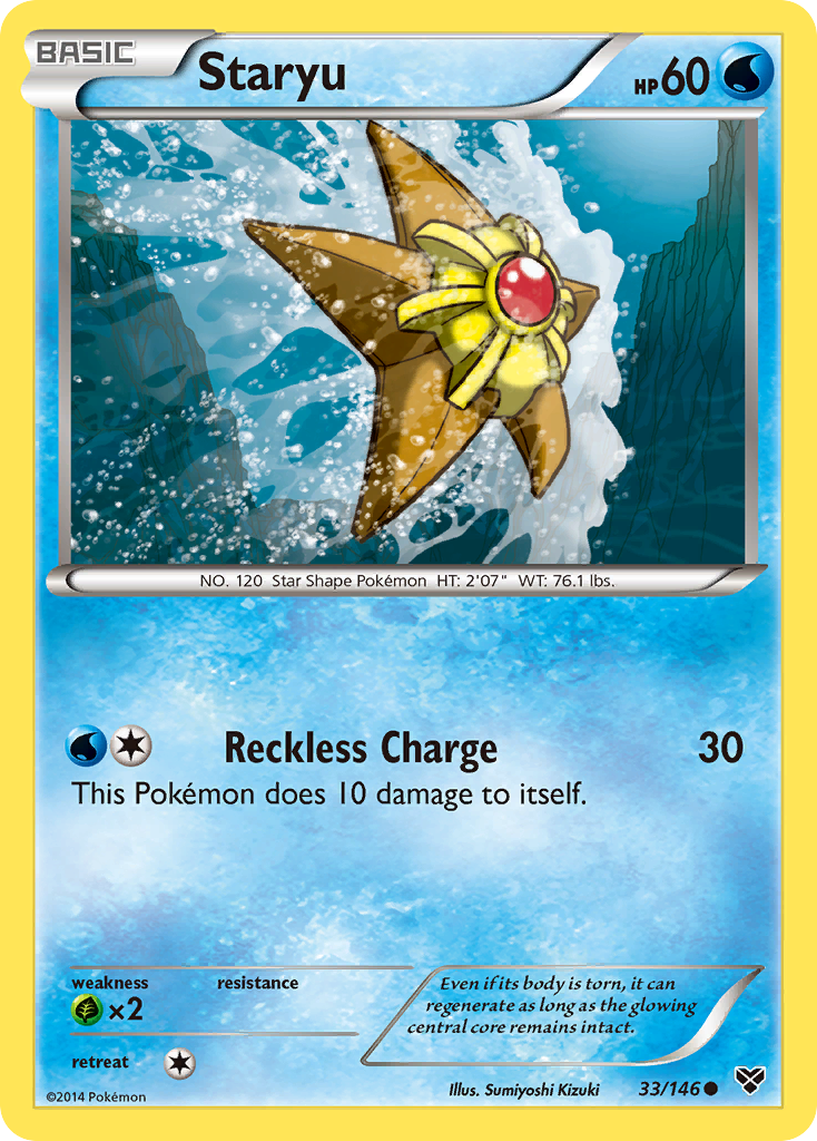 Staryu (33/146) [XY: Base Set] | Tabernacle Games