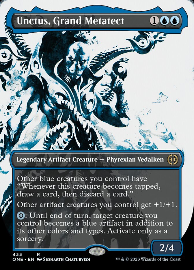 Unctus, Grand Metatect (Borderless Ichor Step-and-Compleat Foil) [Phyrexia: All Will Be One] | Tabernacle Games