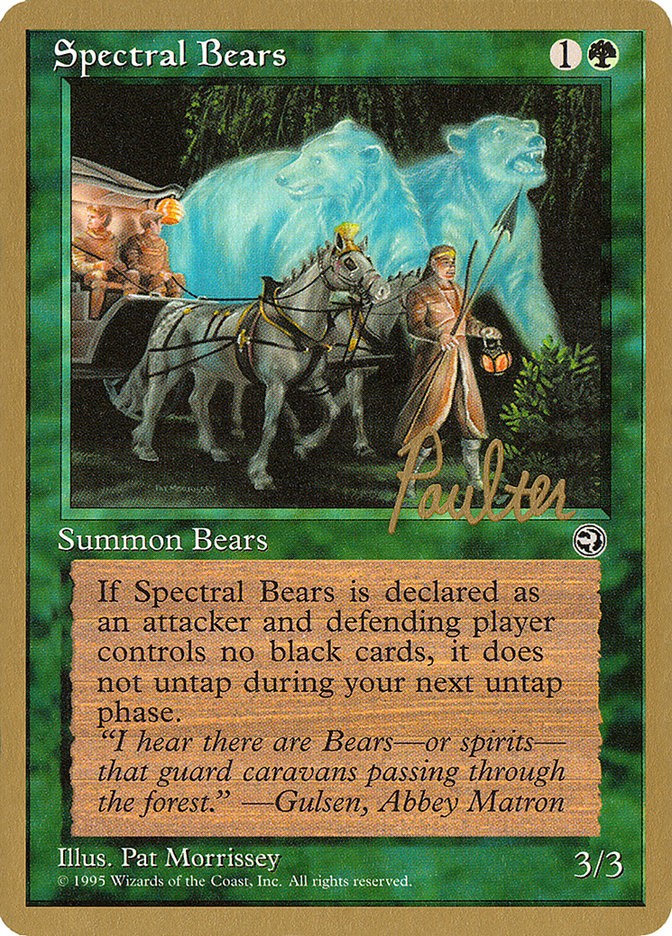 Spectral Bears (Preston Poulter) [Pro Tour Collector Set] | Tabernacle Games