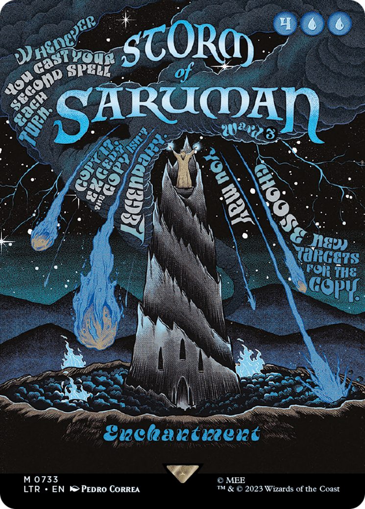 Storm of Saruman (Borderless Poster) [The Lord of the Rings: Tales of Middle-Earth] | Tabernacle Games