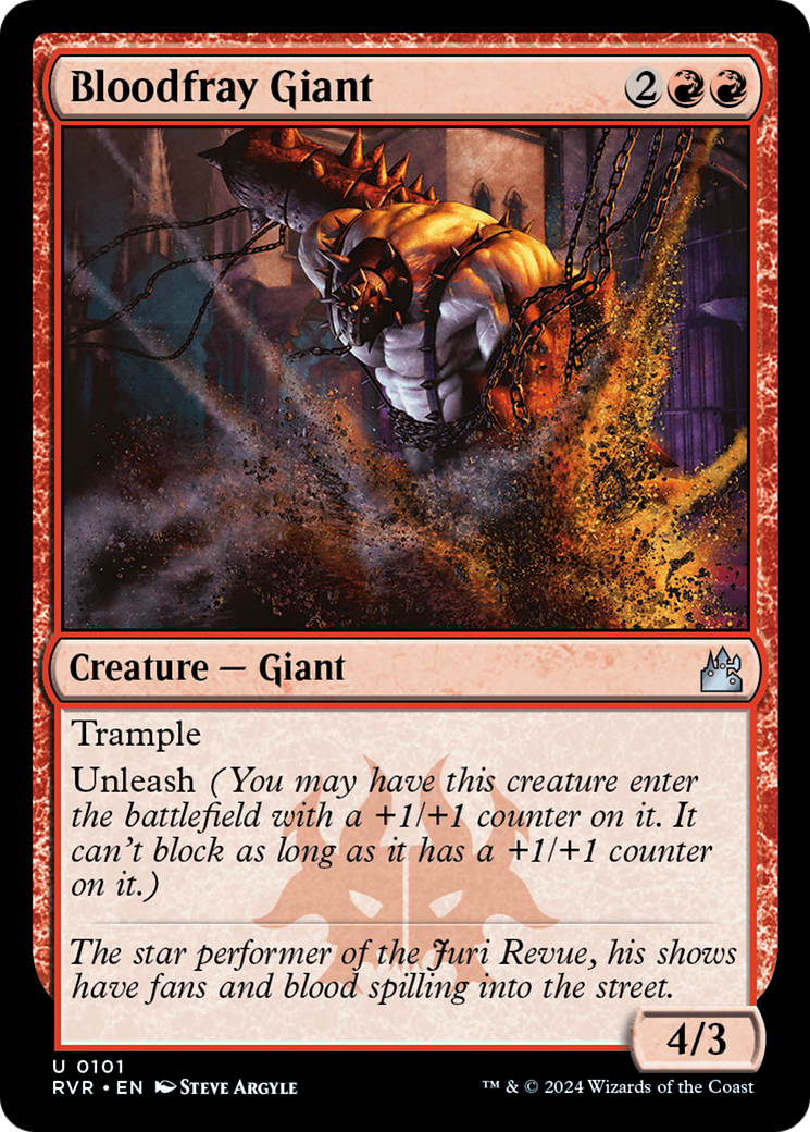 Bloodfray Giant [Ravnica Remastered] | Tabernacle Games