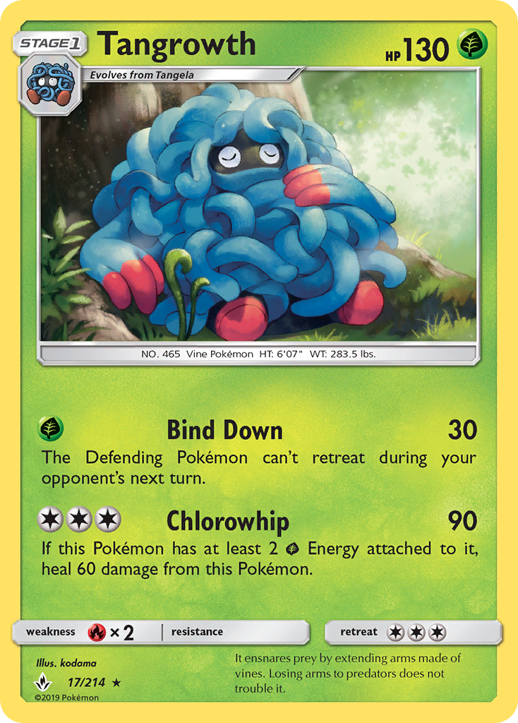 Tangrowth (17/214) [Sun & Moon: Unbroken Bonds] | Tabernacle Games