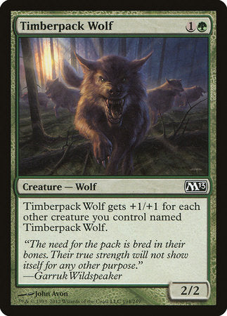 Timberpack Wolf [Magic 2013] | Tabernacle Games
