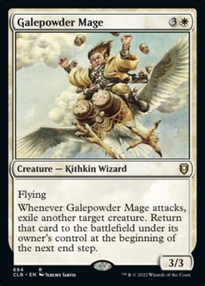 Galepowder Mage [Commander Legends: Battle for Baldur's Gate] | Tabernacle Games