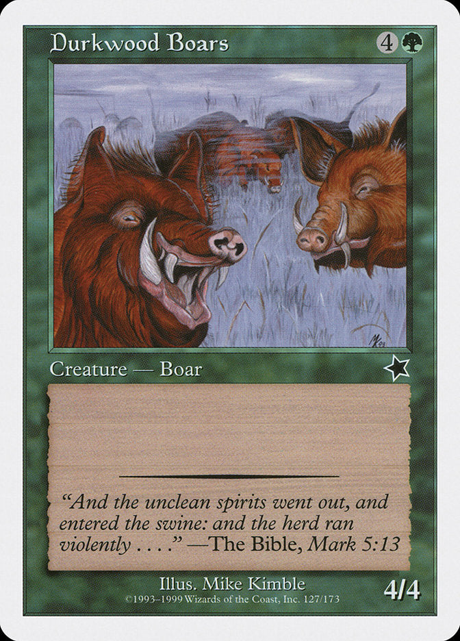 Durkwood Boars [Starter 1999] | Tabernacle Games