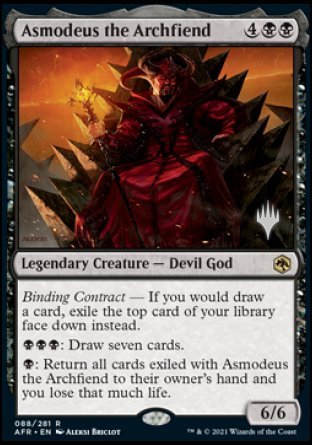 Asmodeus the Archfiend (Promo Pack) [Dungeons & Dragons: Adventures in the Forgotten Realms Promos] | Tabernacle Games