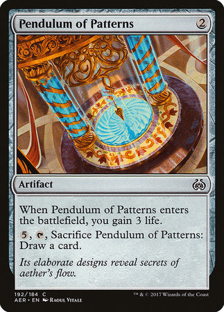 Pendulum of Patterns [Aether Revolt] | Tabernacle Games
