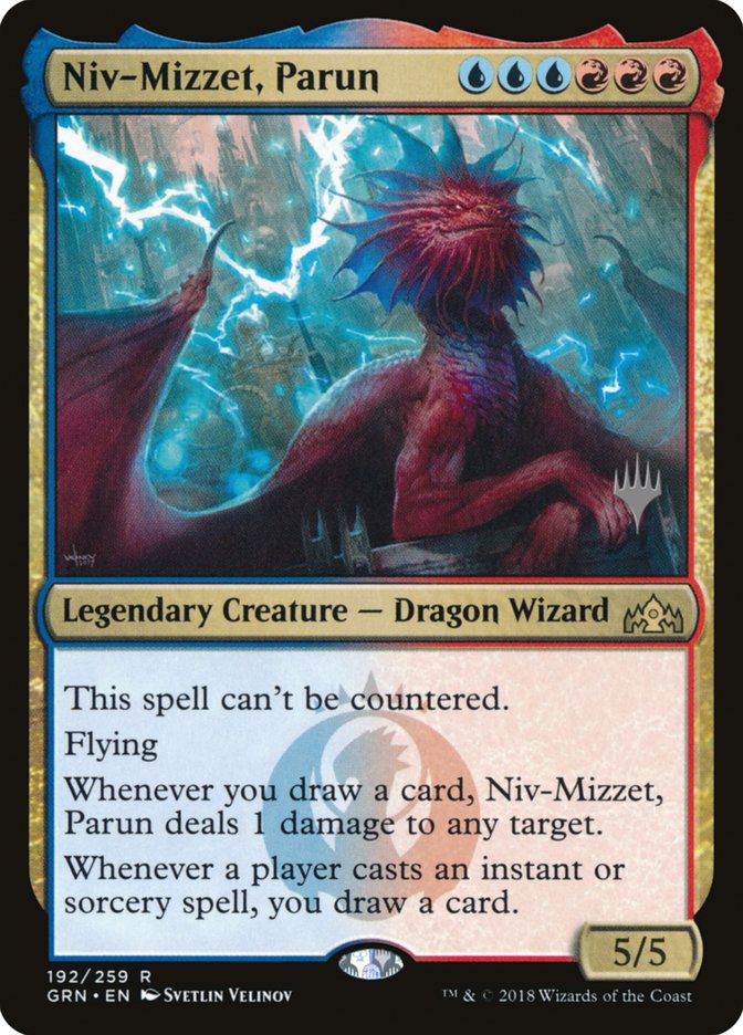 Niv-Mizzet, Parun (Promo Pack) [Guilds of Ravnica Promos] | Tabernacle Games