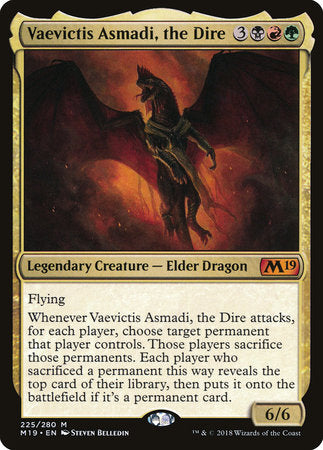 Vaevictis Asmadi, The Dire [Core Set 2019] | Tabernacle Games
