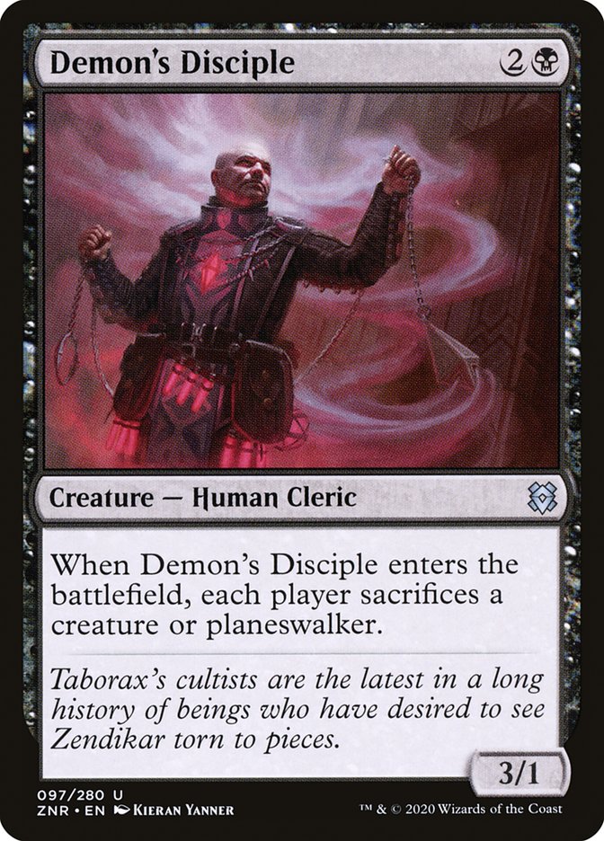 Demon's Disciple [Zendikar Rising] | Tabernacle Games