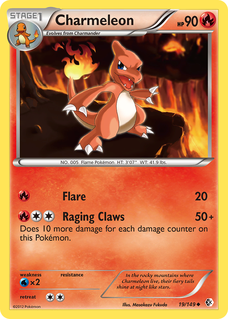 Charmeleon (19/149) [Black & White: Boundaries Crossed] | Tabernacle Games