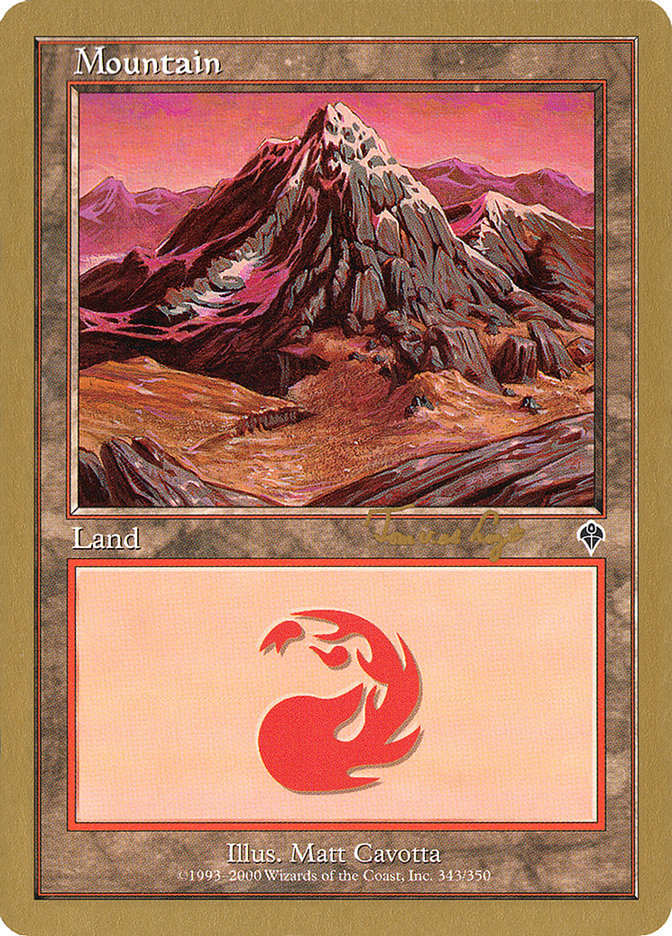 Mountain (tvdl343) (Tom van de Logt) [World Championship Decks 2001] | Tabernacle Games