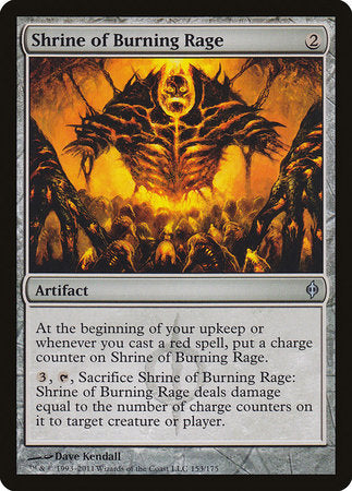 Shrine of Burning Rage [New Phyrexia] | Tabernacle Games