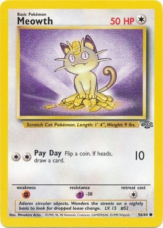 Meowth (56/64) [Jungle Unlimited] | Tabernacle Games