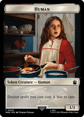 Human (0005) // Clue (0023) Double-Sided Token [Doctor Who Tokens] | Tabernacle Games