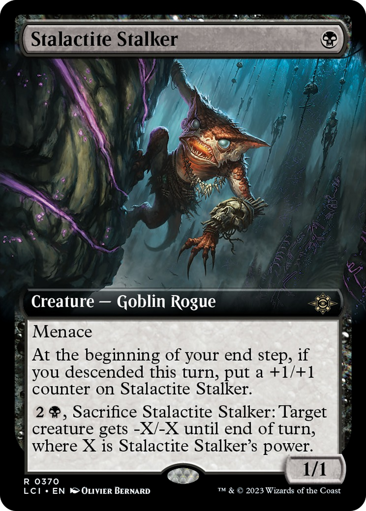 Stalactite Stalker (Extended Art) [The Lost Caverns of Ixalan] | Tabernacle Games