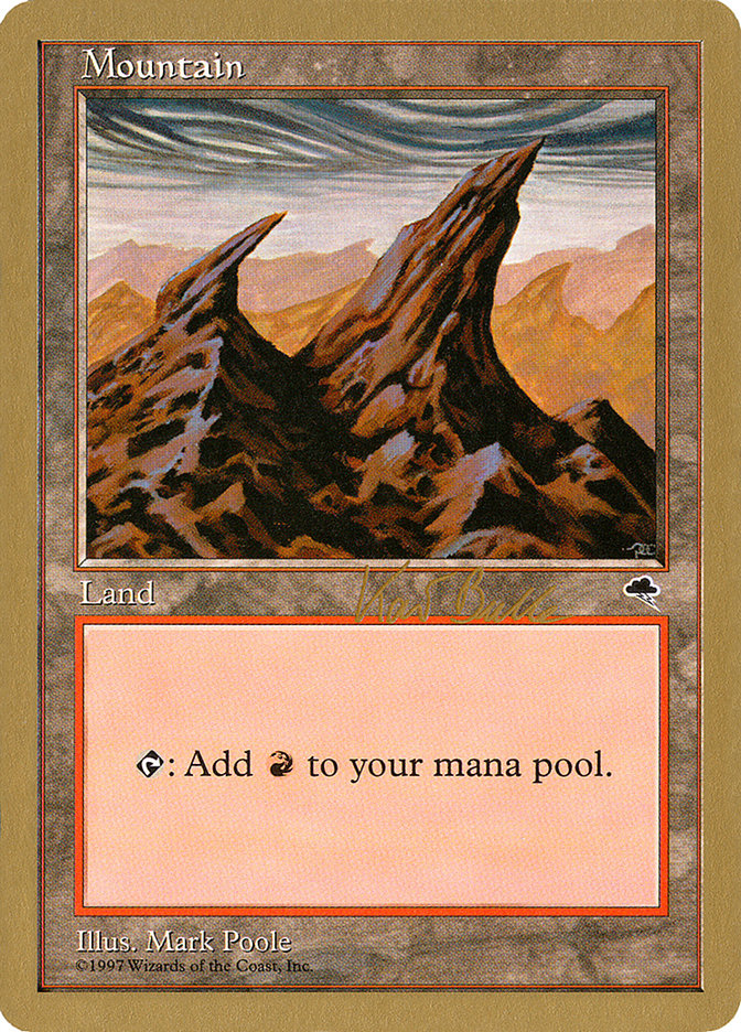 Mountain (kb344) (Kai Budde) [World Championship Decks 1999] | Tabernacle Games