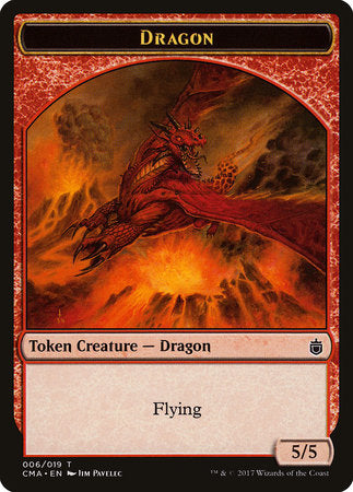 Dragon Token (006) [Commander Anthology Tokens] | Tabernacle Games
