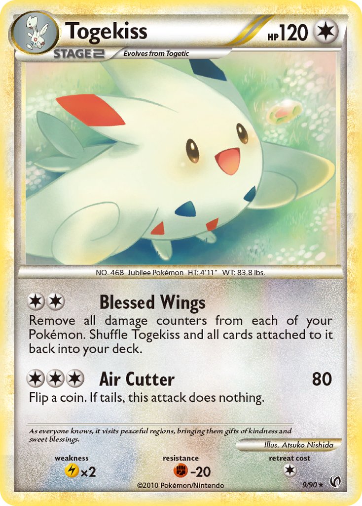 Togekiss (9/90) (Theme Deck Exclusive) [HeartGold & SoulSilver: Undaunted] | Tabernacle Games