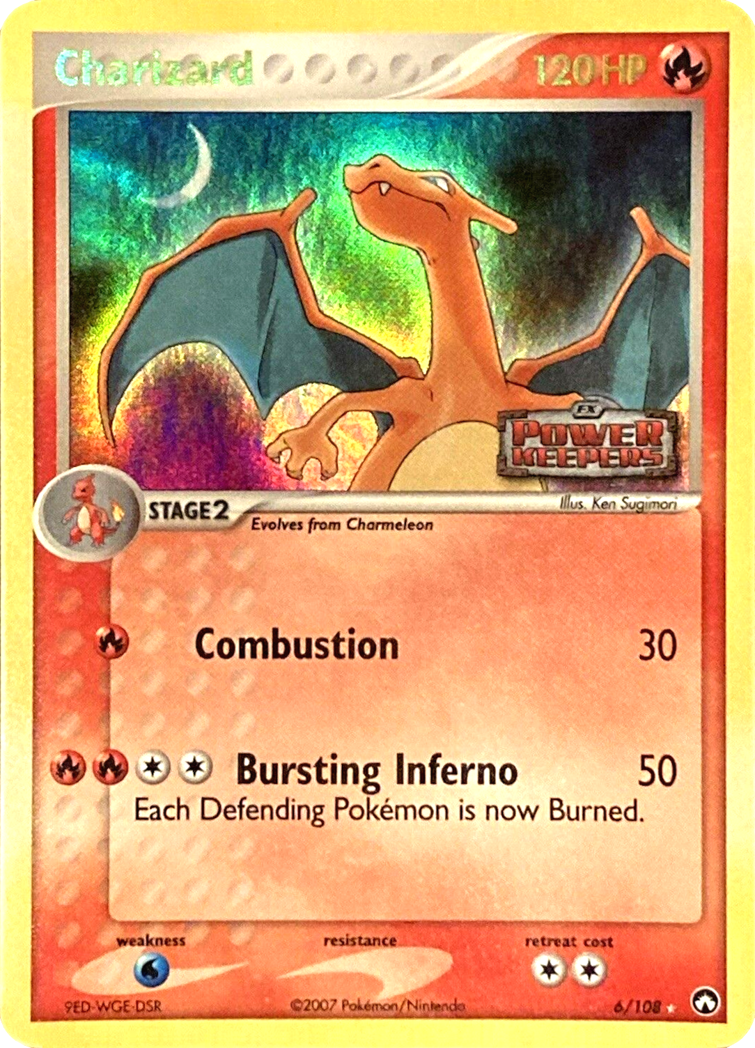 Charizard (6/108) (Stamped) [EX: Power Keepers] | Tabernacle Games