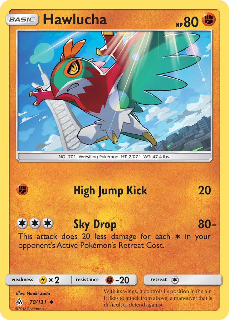 Hawlucha (70/131) [Sun & Moon: Forbidden Light] | Tabernacle Games