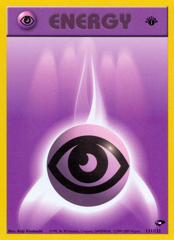 Psychic Energy (131/132) [Gym Challenge 1st Edition] | Tabernacle Games