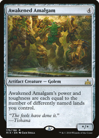 Awakened Amalgam [Rivals of Ixalan] | Tabernacle Games