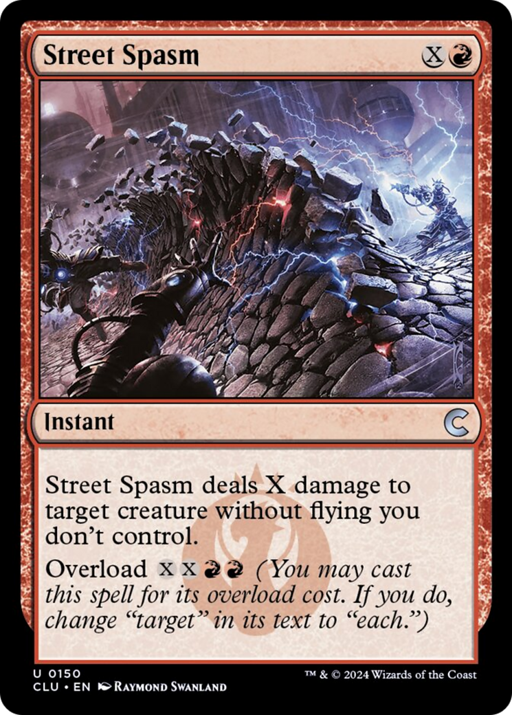 Street Spasm [Ravnica: Clue Edition] | Tabernacle Games