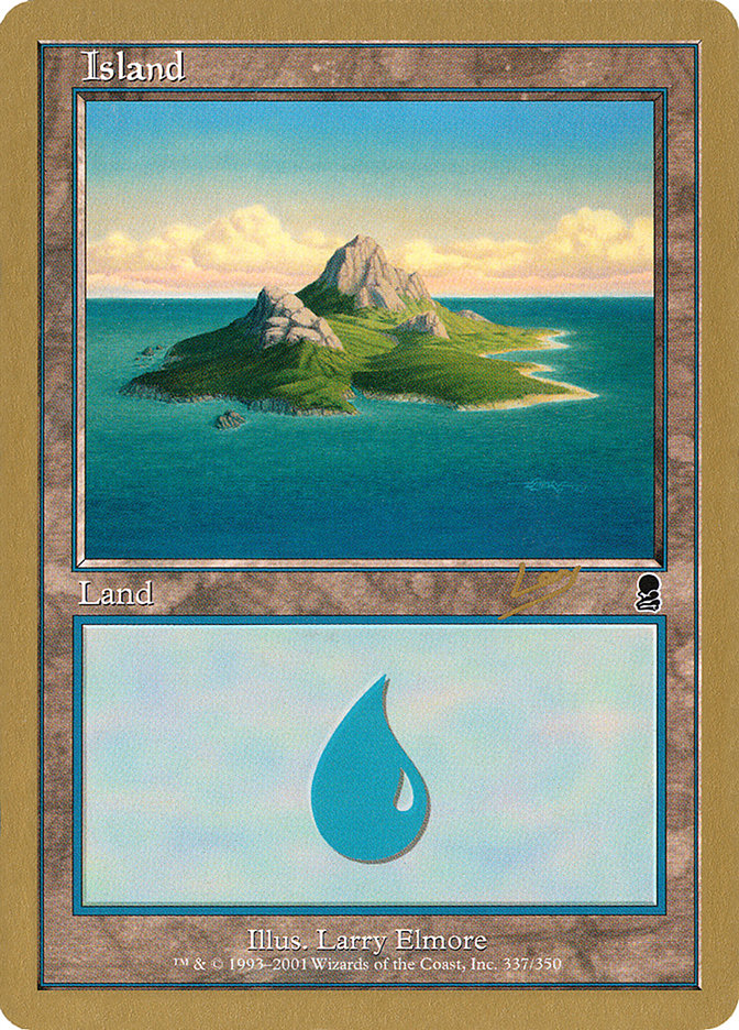 Island (rl337) (Raphael Levy) [World Championship Decks 2002] | Tabernacle Games