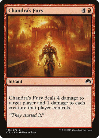 Chandra's Fury [Magic Origins] | Tabernacle Games