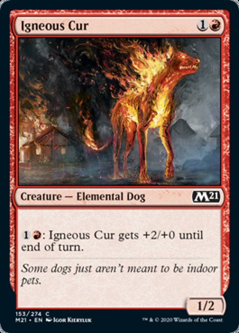 Igneous Cur [Core Set 2021] | Tabernacle Games