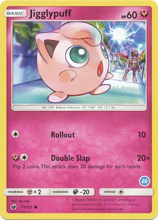 Jigglypuff (71/111) (Deck Exclusive #22) [Sun & Moon: Trainer Kit - Alolan Ninetales] | Tabernacle Games