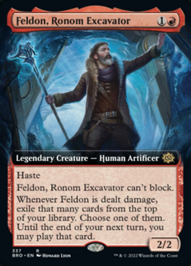 Feldon, Ronom Excavator (Extended Art) [The Brothers' War] | Tabernacle Games
