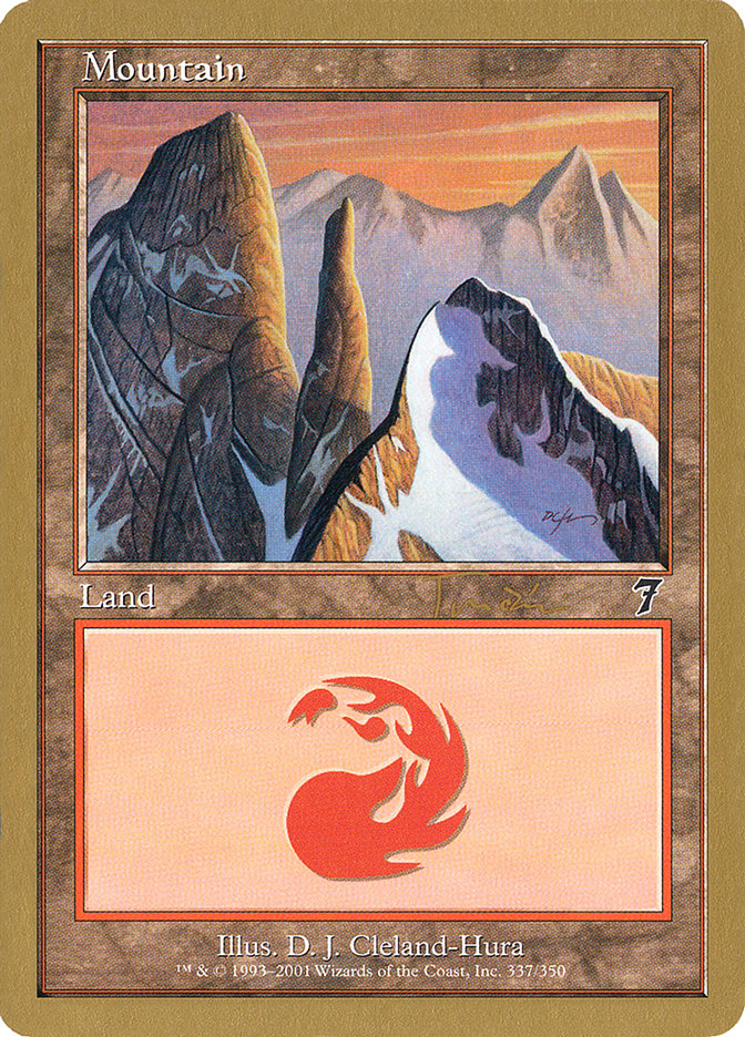 Mountain (jt337) (Jan Tomcani) [World Championship Decks 2001] | Tabernacle Games