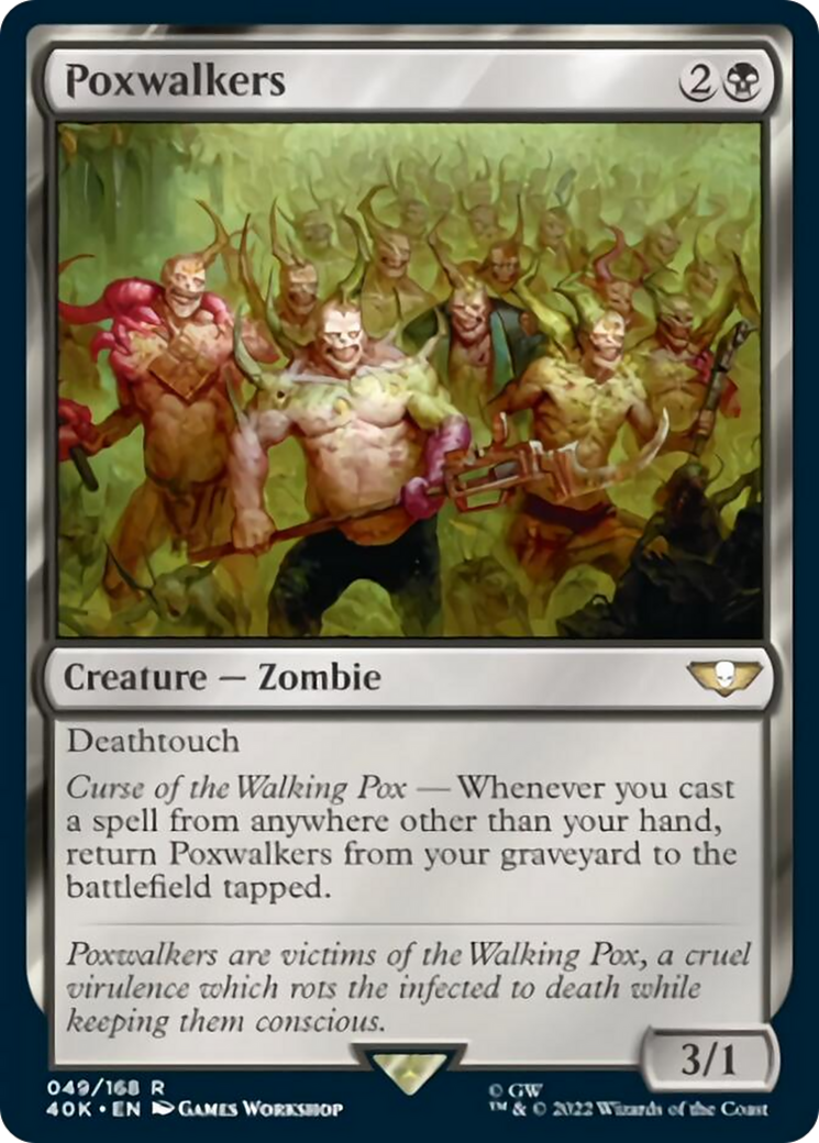 Poxwalkers (Surge Foil) [Universes Beyond: Warhammer 40,000] | Tabernacle Games
