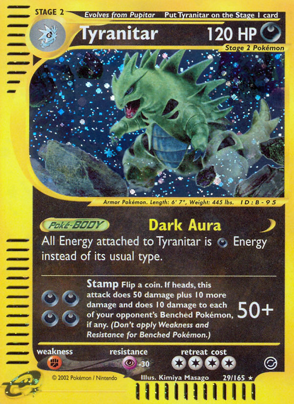 Tyranitar (29/165) [Expedition: Base Set] | Tabernacle Games