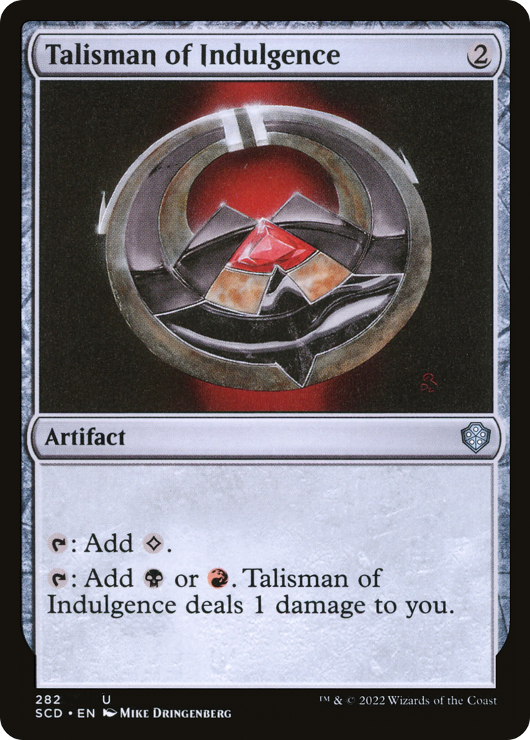 Talisman of Indulgence [Starter Commander Decks] | Tabernacle Games
