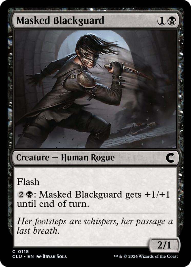 Masked Blackguard [Ravnica: Clue Edition] | Tabernacle Games