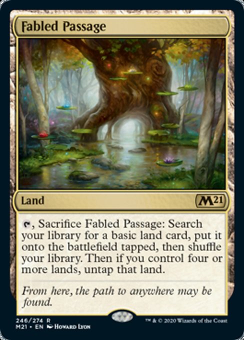 Fabled Passage [Core Set 2021] | Tabernacle Games