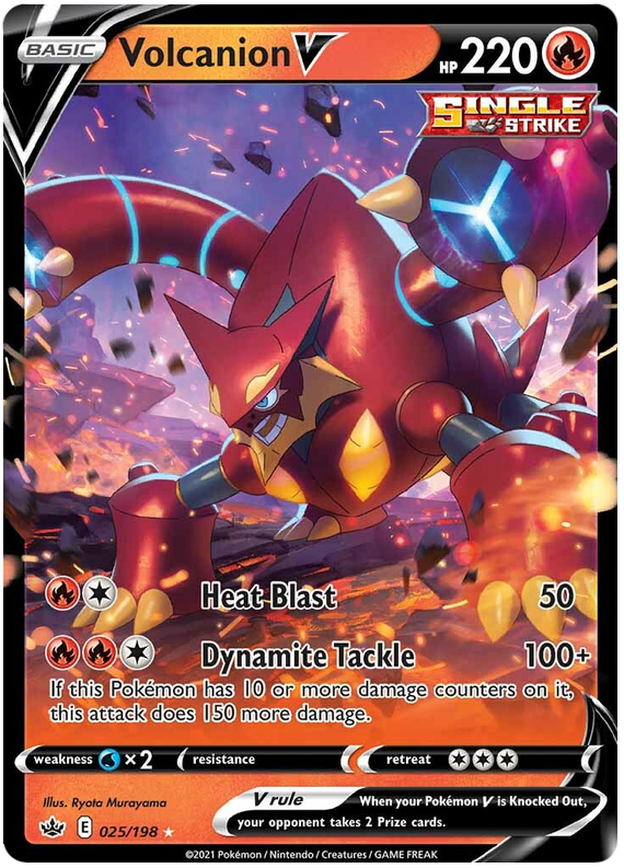 Volcanion V (025/198) [Sword & Shield: Chilling Reign] | Tabernacle Games