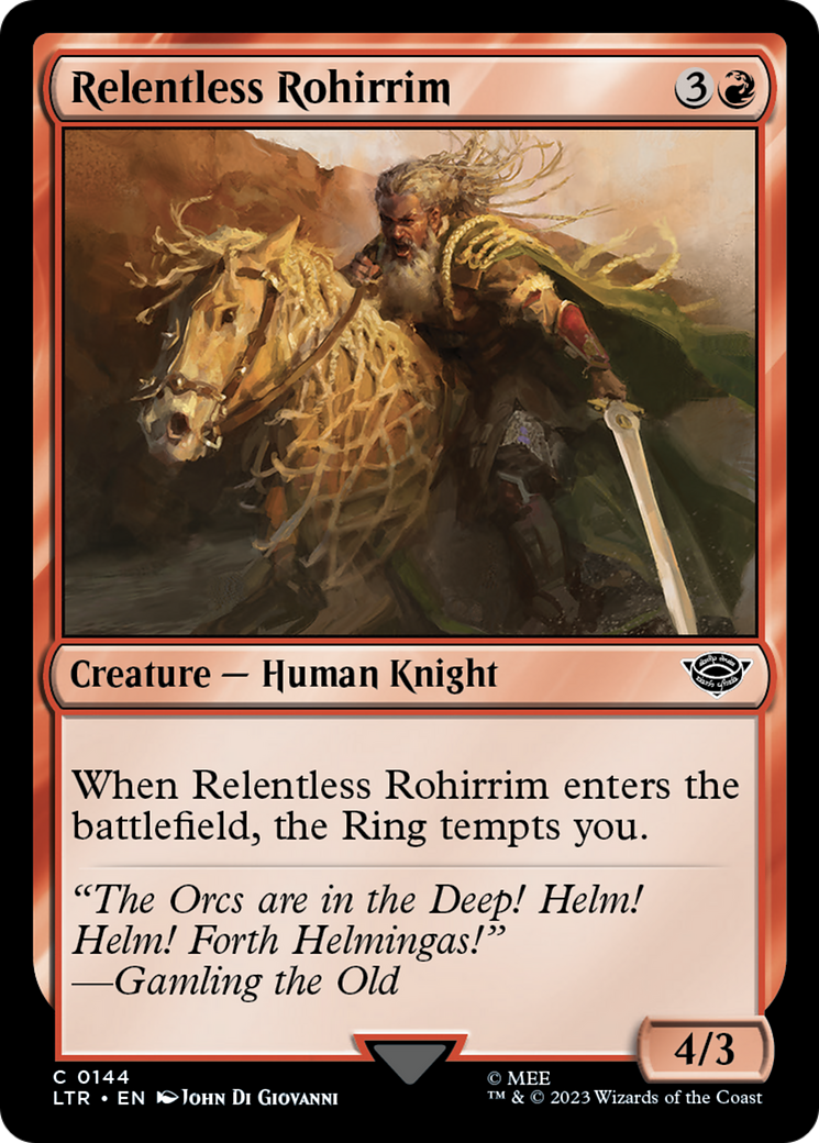Relentless Rohirrim [The Lord of the Rings: Tales of Middle-Earth] | Tabernacle Games