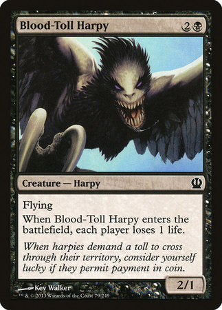 Blood-Toll Harpy [Theros] | Tabernacle Games