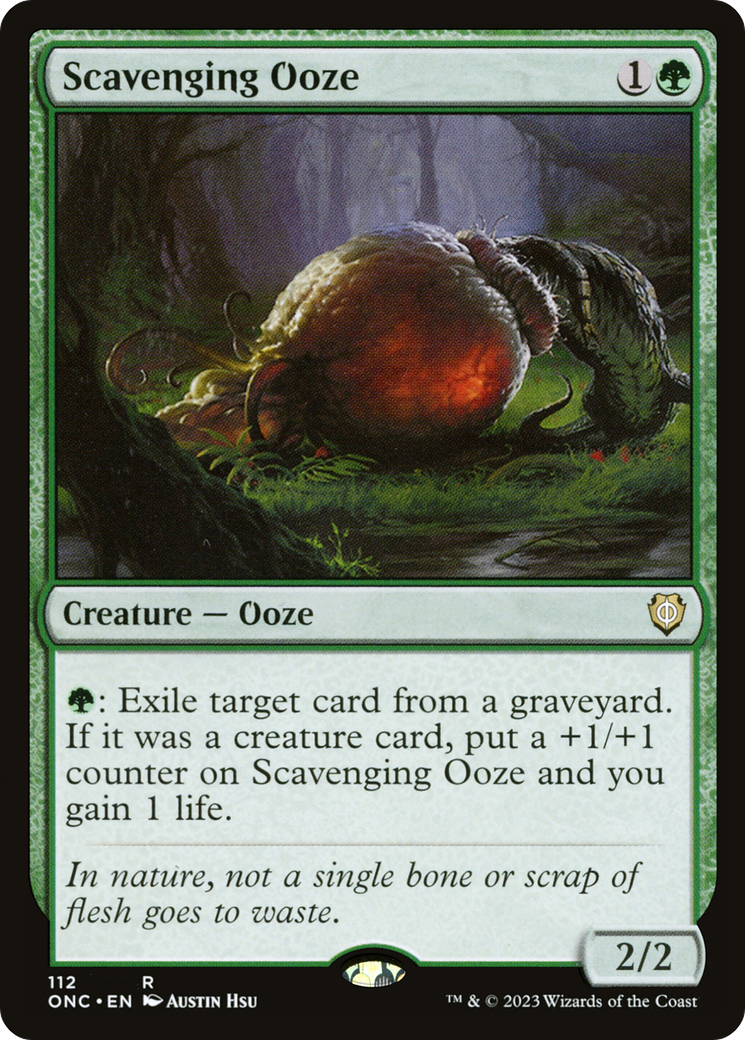 Scavenging Ooze [Phyrexia: All Will Be One Commander] | Tabernacle Games
