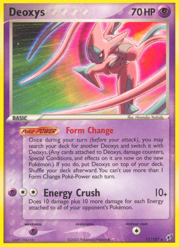 Deoxys (17/107) [EX: Deoxys] | Tabernacle Games