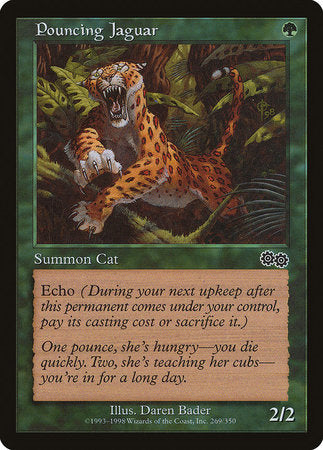 Pouncing Jaguar [Urza's Saga] | Tabernacle Games