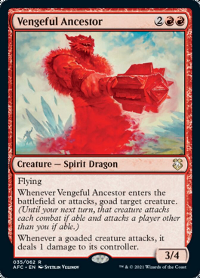 Vengeful Ancestor [Dungeons & Dragons: Adventures in the Forgotten Realms Commander] | Tabernacle Games