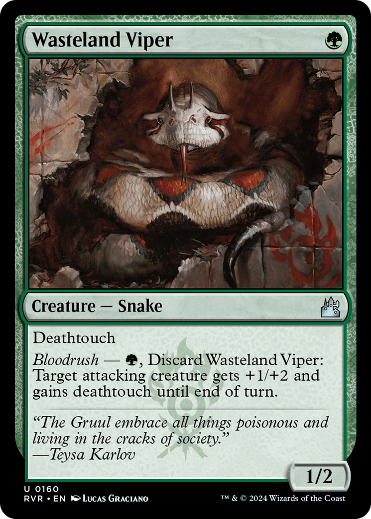 Wasteland Viper [Ravnica Remastered] | Tabernacle Games