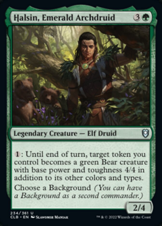 Halsin, Emerald Archdruid [Commander Legends: Battle for Baldur's Gate] | Tabernacle Games